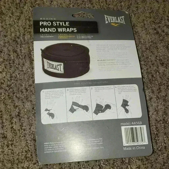 Everlast Pro Style Hand Wraps - Picture 2 of 4
